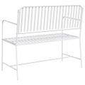 vidaXL Záhradná lavička 2 -Seater 103,5 x 51,5 x 90 cm Oceľ