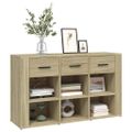 vidaXL Komoda dub sonoma 100x30x59,5 cm spracované drevo