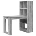 vidaXL Stôl Sivý Sonoma Kompozitné drevo 122 x 67 x 145 cm