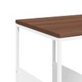 vidaXL Bočný stolík biely 55x36x59,5 cm spracované drevo