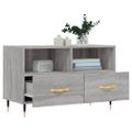 vidaXL TV skrinka sivý dub sonoma 80x36x50 cm spracované drevo