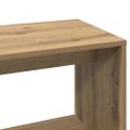 vidaXL rohový stôl Artisan Dub Artisan 200,5x50x76cm Konštrukcia dreva