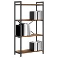 vidaXL Regál na knihy 60 x 30 x 120 cm Kompozitné drevo Staré drevo