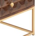 vidaXL Konferenčný stolík 112x50x40 cm masívne mangové drevo