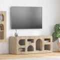 vidaXL TV skrinka ELST 100 x 35 x 40 cm Sonoma dub Kompozitné drevo