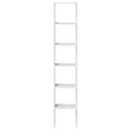 vidaXL Knižnice 2 ks stohovateľné biele 30x30x80 cm kompozitné drevo