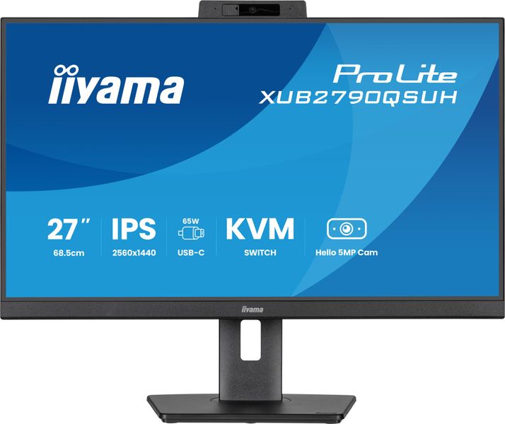 iiyama ProLite/XUB2790QSUH-B2/27''/IPS/QHD/100Hz/0,4ms/Čierna/3R