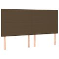 vidaXL Boxspring posteľ s matracom tmavohnedá 160x200 cm látka