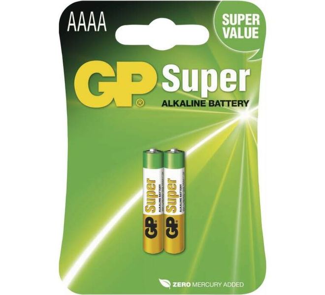 Batérie alkalické GP 25A  AAAA LR61 (LR8D425) 2ks