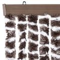vidaXL Záves proti muchám hnedo-biely 90x200 cm ženilka