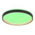Modee Okrúhle stropné LED svietidlo CLG1BK 30W 3CCT+RGB 2000lm, čierna, ovládač (ML-CLFG1BK)