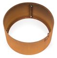 Záhradný obrubník G21 40 x 20 cm, kruhový, Corten