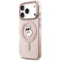 Puzdro Karl Lagerfeld pre iPhone 17 Pro 6,3" IML Choupette MagSafe ružové