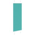 vidaXL Plisovaná roleta petrolejovo zelená 45x150 cm šírka látky 44,4 cm polyester