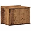 vidaXL Nástenné nočné stolíky 2 ks staré drevo 40x32x30 cm
