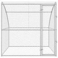 vidaXL Psí kennel Strieborná 2 x 2 x 2 m Pozinkovaná oceľ