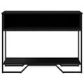 vidaXL Konzolový stolík čierny 100x35x74,5 cm kompozitné drevo