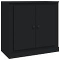 vidaXL Komoda čierna 70x35,5x67,5 cm spracované drevo