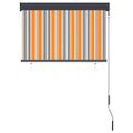 vidaXL Vonkajšia zatemňovacia roleta 100x250 cm žltá a modrá