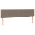 vidaXL Boxspring posteľ s matracom sivohnedý 200x200 cm látka