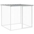 vidaXL Klietka pre kurčatá strecha svetlo šedá 103x98x90 cm poz. oceľ