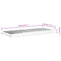 vidaXL Penové matrace 2 ks biele 80x200 cm 7 zón tvrdosť 20 ILD