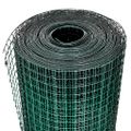 vidaXL Drôtené pletivo pozinkované a potiahnuté PVC 25x1 m zelené