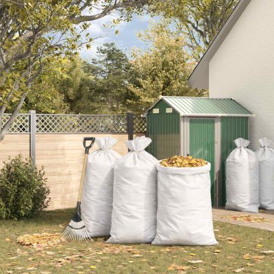 vidaXL Tkaninové vrecia 50 pcs Biela 80 x 125 cm PP