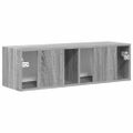 vidaXL TV nástenná skriňa Nástenný Sivý Sonoma 98 x 31 x 29,5 cm