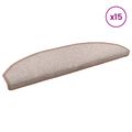 vidaXL Samolepiace schodové rohože 15 ks 80 x 24,5 x 3,5 cm