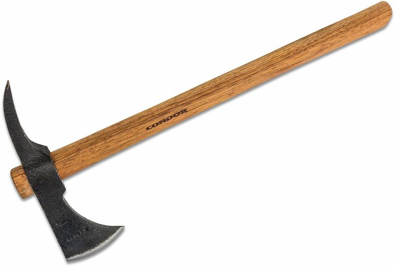 Condor CTK3916-1.8 INDIAN SPIKE sekera - tomahawk 850g, drevo, kožené puzdro