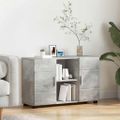 vidaXL Servírovacia skriňa FLORIN 88,5 x 30,5 x 55,5 cm Betónová šedá
