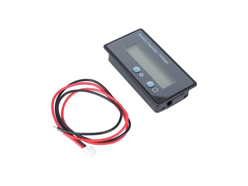 Voltmeter a indikátor kapacity batérie 12-84V Zelená