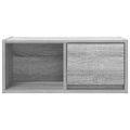 vidaXL TV stolíky 2 ks sivý dub sonoma 60x31x25,5 cm spracované drevo