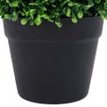 vidaXL Umelé krušpány v tvare gule 2 ks s črepníkmi zelené 37 cm