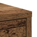 vidaXL Komoda so zásuvkou, staré drevo 80x34x76 cm, kompozitné drevo