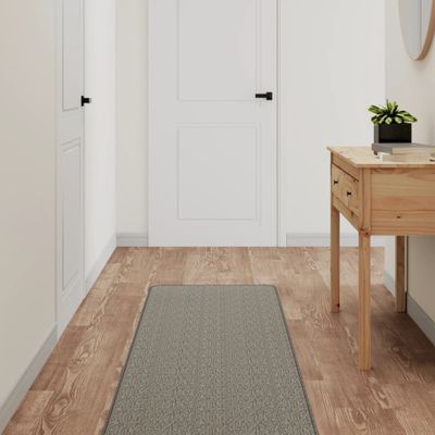 vidaXL Behúň na koberce sisalový vzhľad strieborný 50x150 cm