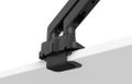 BENQ BDH01 ergonomické rameno na 2x monitor černý Duální držák monitoru, 17-35 palcu, VESA 75×75/100×100, 2-20 kg na rameno, plynové pružiny, ochranné desky stolu