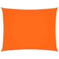 vidaXL Tieniaca plachta oxfordská látka obdĺžniková 3,5x4,5 m oranžová