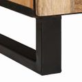 vidaXL Nočný stolík Prírodná 50 x 33 x 62 cm Masívne mango drevo