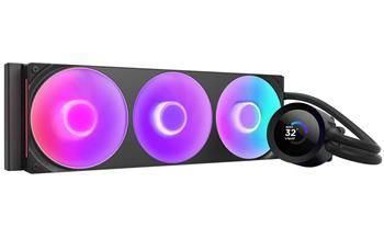 NZXT vodný chladič Kraken 360 / 3x120mm fan / 4-pin PWM / LCD disp. / 6 rokov AIO vodné chladenie, 360mm radiátor, LCD displej 1,54", RGB ventilátory, AM5/LGA 1851, NZXT Turbine pumpa