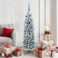 vidaXL Umelý vianočný stromček Zelená 150 cm PVC, oceľ a plast