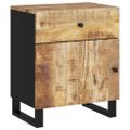 vidaXL Nočná skrinka 50x33x60 cm masívny mangovník a spracované drevo