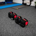 Jednoručná / obojručná variabilná činka / kettlebell HMS SGR18 PRO SET 2v1 40 kg