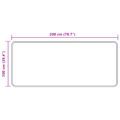 vidaXL Behúň MARSA Lesná zeleň 100 x 200 cm Polyester a PVC