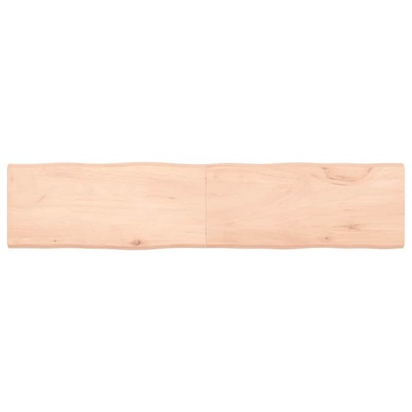 vidaXL Stolová doska 180x40x(2-4) cm neošetrený masív živé hrany