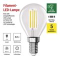 LED žiarovka Filament Mini Globe A CLASS/ E14 / 3,8 W (60 W) / 806 lm / neutrálna biela
