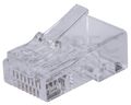 Konektor NEKU UTP CAT6 RJ45 8P8C, netienený, balenie 100 ks