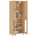 vidaXL Vysoká skrinka dub sonoma 69,5x34x180 cm spracované drevo