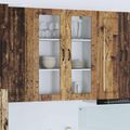 vidaXL Dvierka na umývačku Kalmar Staré drevo 80 x 31 x 100 cm